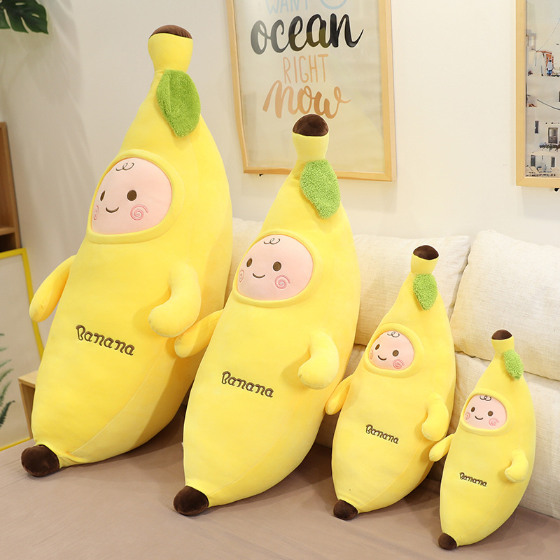 Fashion Personalized Fruit Banana Pillow Doll